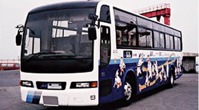 創立30周年サンクスバスサーティーラッピング（福岡デザイン）